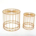 OEM rose gold side modern coffee table for living room tea table