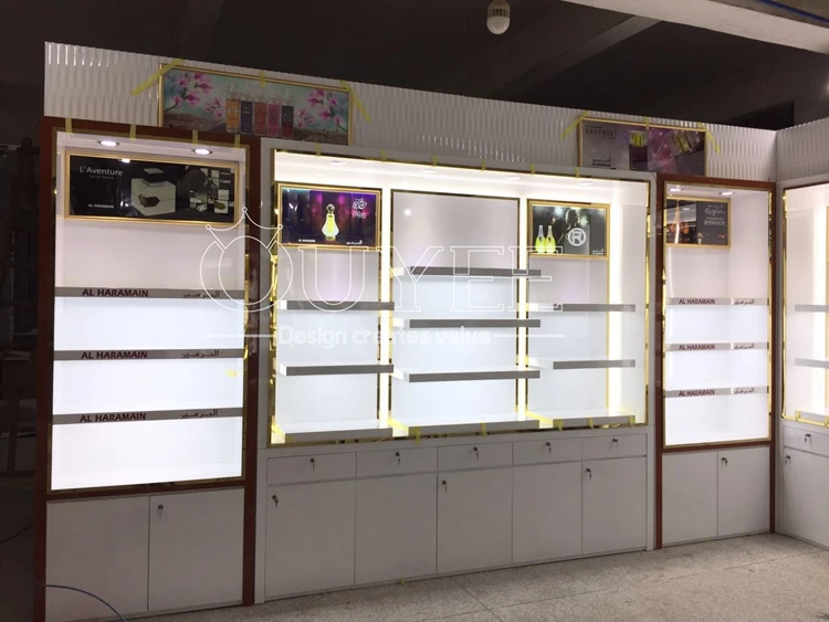Top Quality Display Showcase Furniture Store Cosmetic Shelves