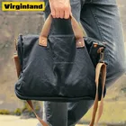 1810 Black Simple Shoulder Bags Briefcase Man Bag for Documents