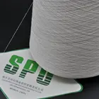 2017 hand knitting cocoon silk fiber mulberry spun silk yarn raw white for silk tie