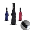 new innovative automatic 3 fold LED handle umbrella with led light