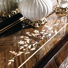 007-1 classic wooden top round dining table in 1500mm/1800mm