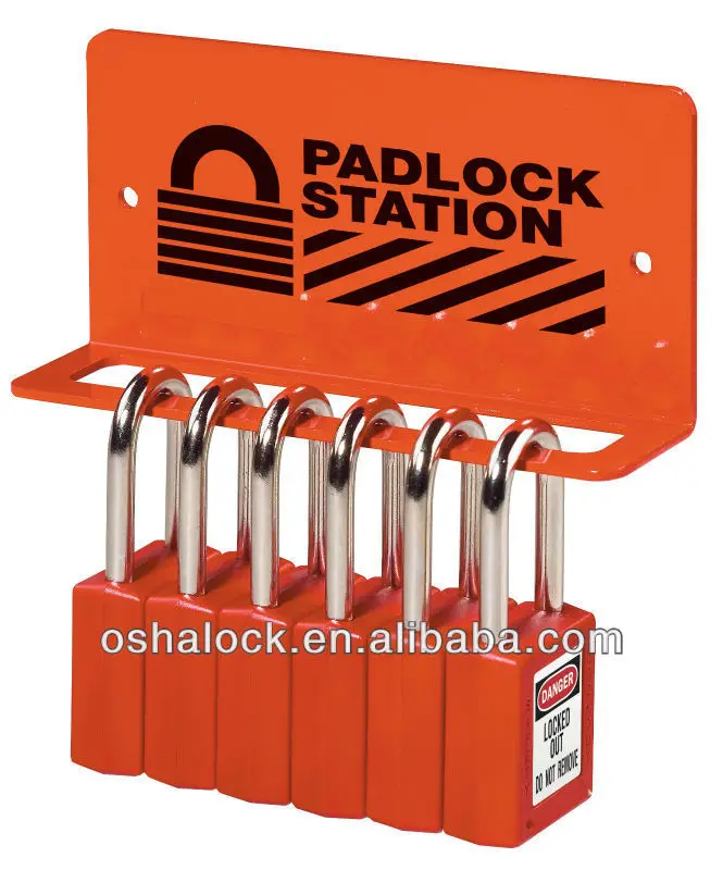 Combination Padlock Lockout Tagout Kit Station