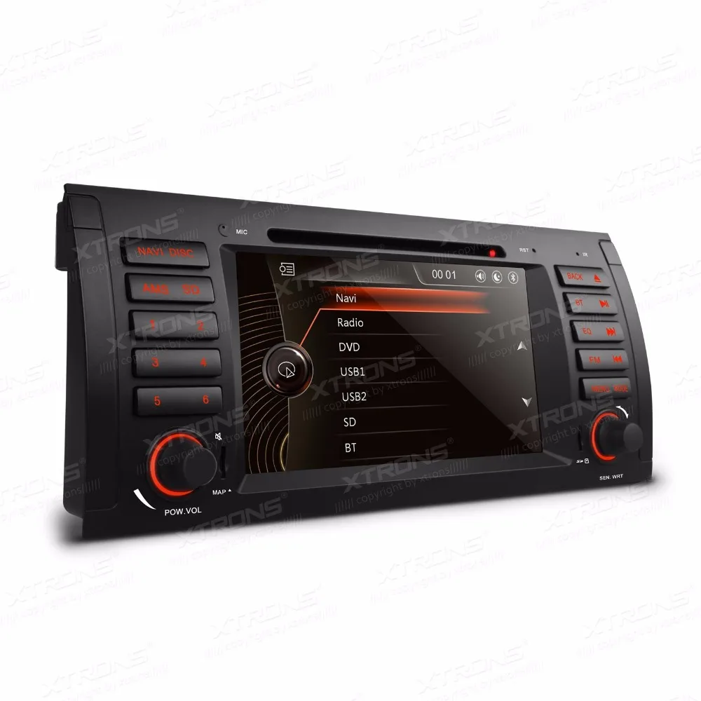 7" Special Car DVD for BMW X5 E53 2000/2001/2002/2003/2004/2005/2006/2007 with External 3G/DVR/Microphone Support