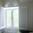 USA / Australia standard Decoration white PVC louver window shutter