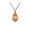Wholesale custom high quality enamel pendant with metal chain