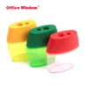 Wholesale Stationery Supplier New Unique Cheap Single Hole Funny Plastic Pencil Sharpeners Factory Direct Sale