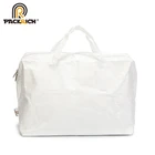 tyvek paper Foldable Reusable shopping tote small Bag with zipper