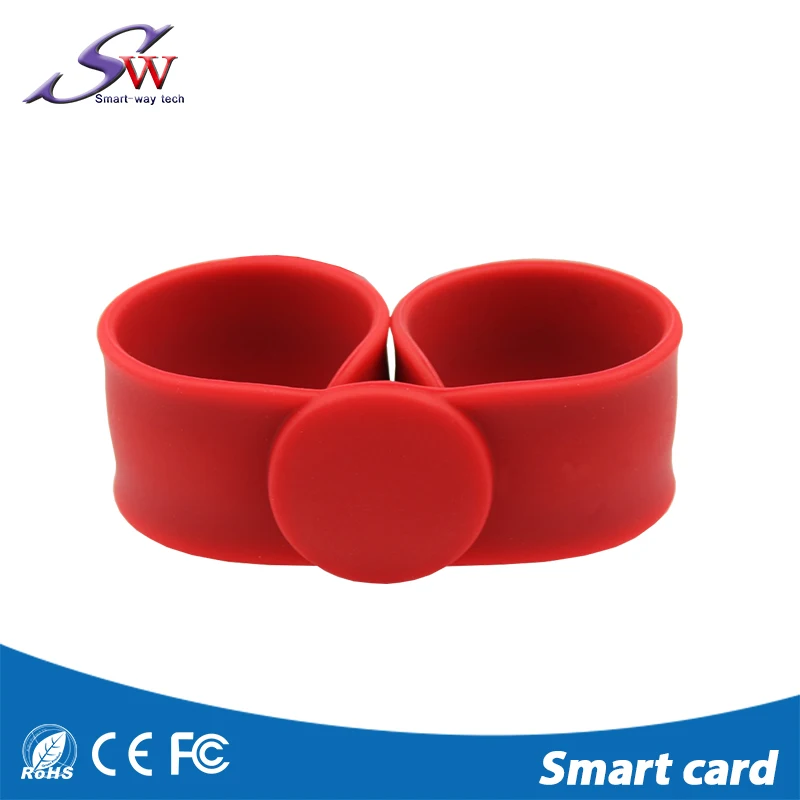 nfc passive programmable silicone rfid wristband