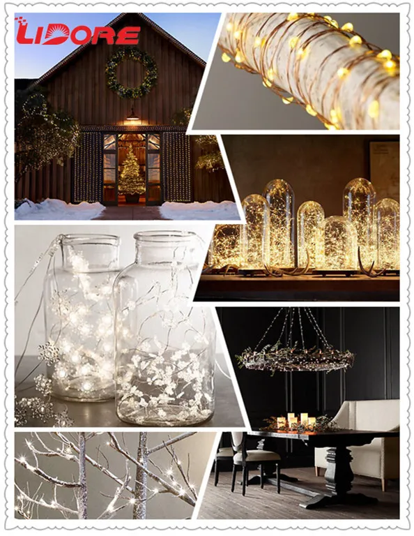 LIDORE Battery operated mini led string lights for craft, View outdoor Christmas lights, LIDORE ...