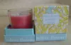 Fragrant scented candle with wholesale gift boxes/ scented candle with different colors and scents