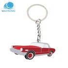 Custom metal car key ring and custom metal hard enamel keychain car logo keychain