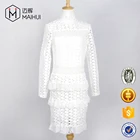 High Quality Women Clothing Dresses Embroidery Dress White Lace Dress