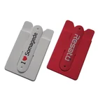 Business Promotional Gift Smart Phone Silicone Credit Card Holder with Stand