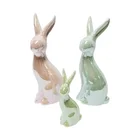 High Quality Tabletop Pearlized Dolomite Rabbit Easter Decoration