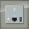 POE/AC(100~220V) Durable In-wall 150Mbps transmit power Wireless wifi AP/WIFI Router for hotels/office/residential buildings