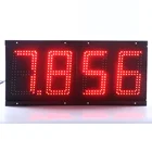 Hot sell high brightness outdoor waterproof large 7 segment led display in gas station