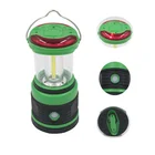 Battery Powered 3W COB led cmaping light outdoor lantern with red light