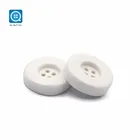 Excellent high quality hook white 4-hole plastic resin urea button for shirt