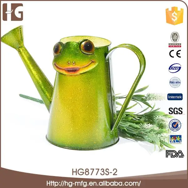 2015 New item red metal frog 33x15x22CMH HG8773S-2 metal yard decorations made in China