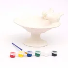 Toys FENCY TOYS KIDS DIY HAND PAINT CERAMIC BIRD BASIN