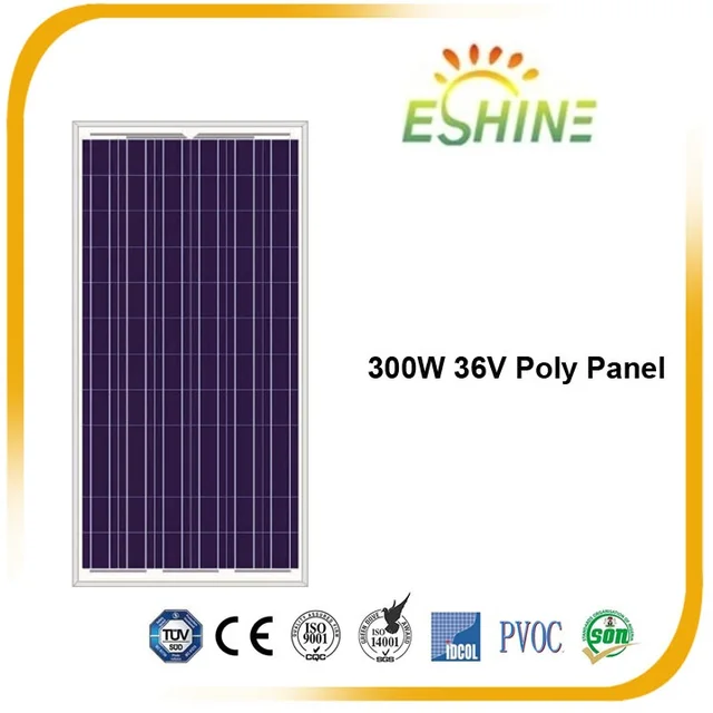 high efficiency mono poly 300w photovoltaic panel trina solar