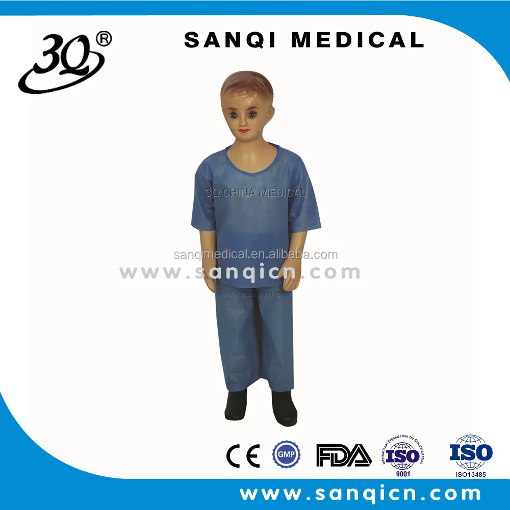 oem medical soft nonwoven fabric sterile disposable scrubs