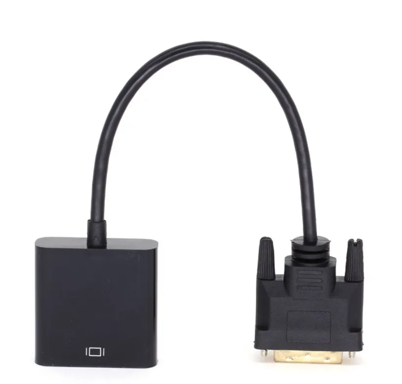 DVI [24+1] revolution VGA female HD adapter cable DVI 24+1 to VGA conversion cable - ANKUX.COM