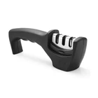 3-stage outdoor hand held plastic diamond knife sharpener