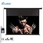 120 Inch Portable Electric Movie Projector Screen HD Motorized Screen Remote Control Projection Screen
