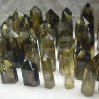 Natural Smokey Citrine Quartz Crystal Points