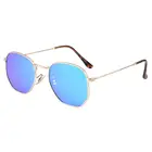2019 italy design classical cat 3 uv400 glasses metal mens round ce sunglasses