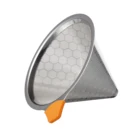 Double Wall Easy Clean Ultra Fine Mesh Drip Coffee Filter With Stand
