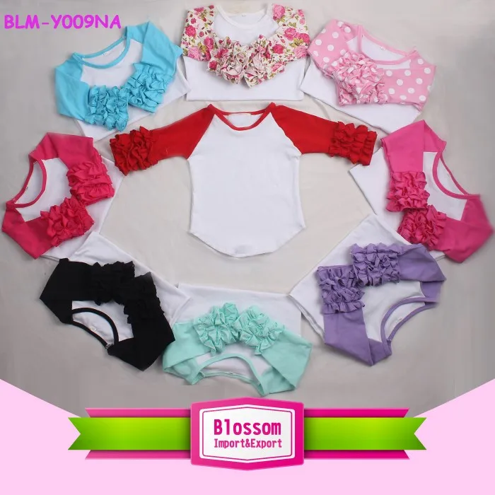 Plain Long Sleeve Wholesale T Shirt Children Baseball T Shirt Girls