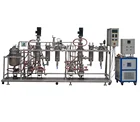 Full Automatic Wiped Film Evaporator Herb Hemp Essential Oil Distiller