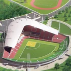 tensile fabric architecture stadium canopy stadium roofing