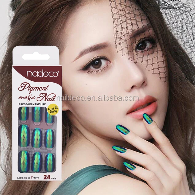nails stick,longnails fuel pigment acrylic stick one finger cool girl long fake nails