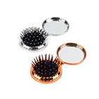 Promotional high quality cute hairbrush and mirror