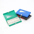 6 Toy Domino Blocks Double 6 Dominoes Set Of 28 In PVC Carry Case Traditional Travel Game Toy Mini