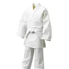 wholesale judo uniform 450+280g 100% Cotton White training
