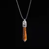 Wholesale Fashion Tiger's Eye Gemstone Bullet Necklace Online Shop China