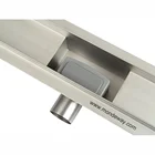 Sanitary Ware Stainless Steel 304 Corner Industrial Drains For USA Market