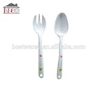 High quality baby temperature plastic shape dinner folk spoon