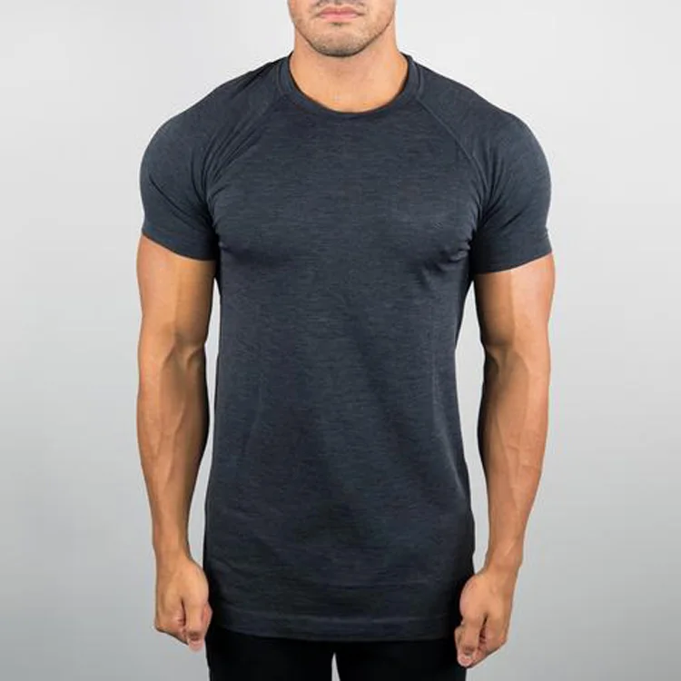 2017 New Arriva wholesales sportswear men custom blank gym clothing surfing dry t shirt