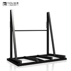 hot sale superior material wood laminate flooring metal display rack carpet display rack parquet porcelain tile display