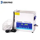 6L Dual-frequency Digital Heated Lab Dental Steam Jewelry Ultrasonic Cleaner, Ultra Sonic Cleaner