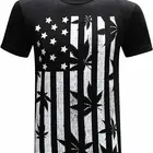 Mens Custom Crew Neck Cotton Short Sleeve T-shirts Printed Rounded Screen