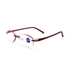 2019 New plain anti blue light reading glasses