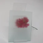 3mm 4mm 5mm 6mm 8mm 10mm decorative acid etched / frost glass for balcony railings / sliding door