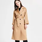 Latest Fashion Style Women Winter Clothing European Model Wool Fabric Coat for Women